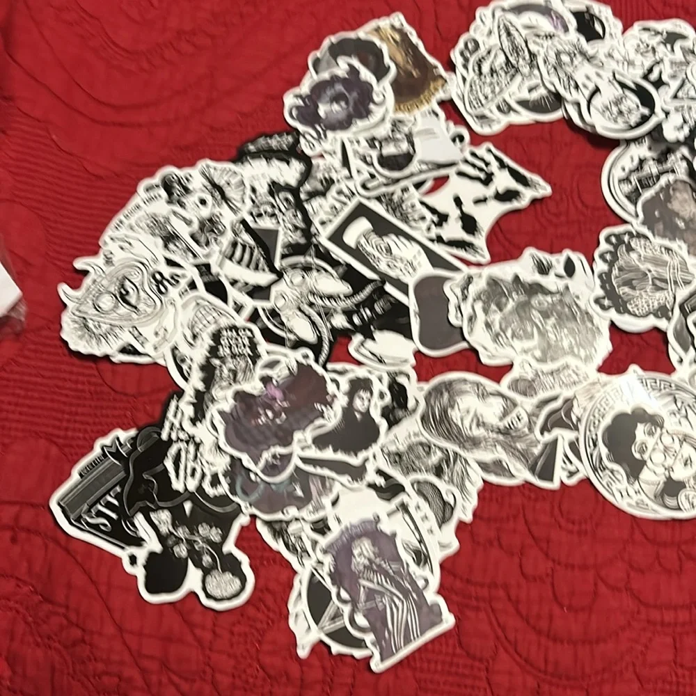 240+ goth/skull stickers
